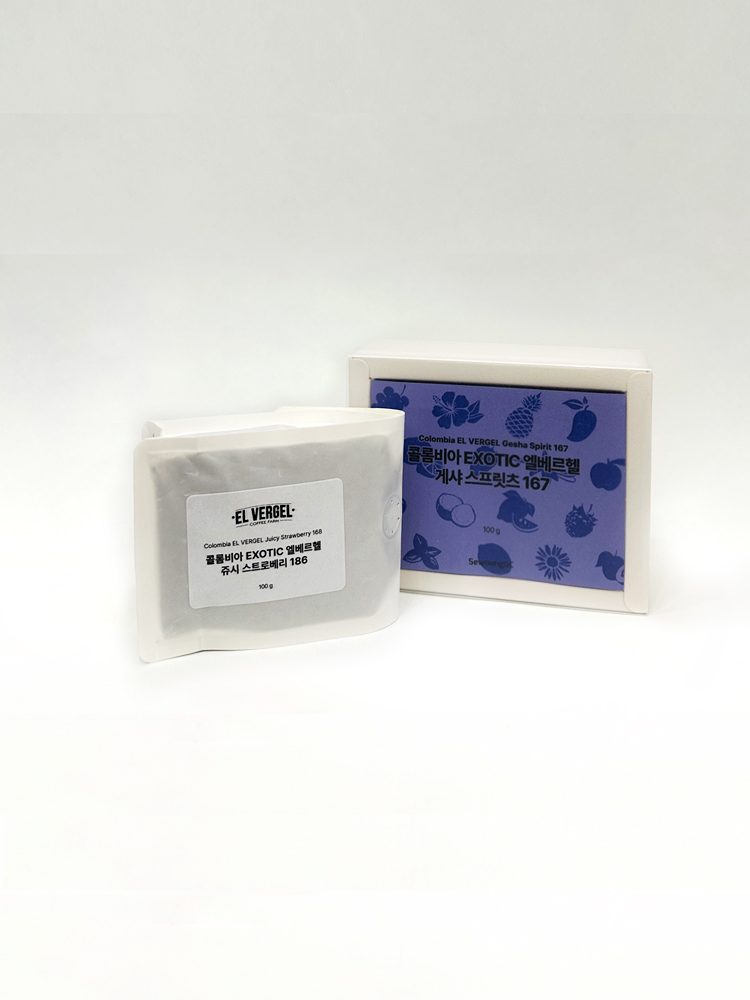 [커피킹] 콜롬비아 EXOTIC 엘베르헬 게샤 스프릿츠 167 원두커피 100g